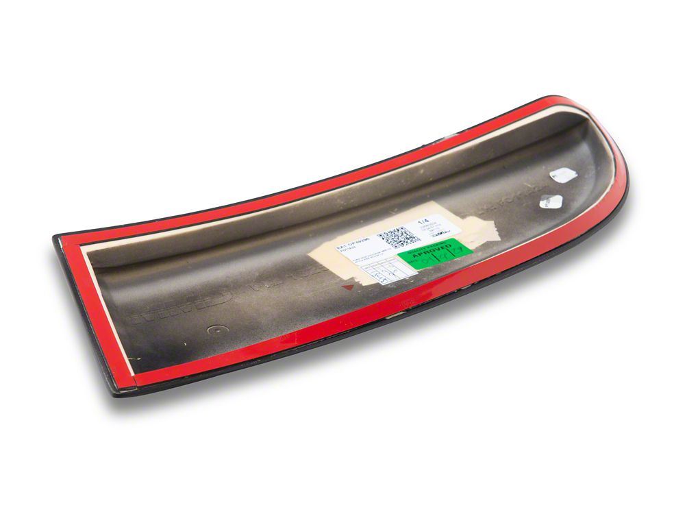 MMD CS Style Side Scoops; Satin Black (05-09 Mustang)