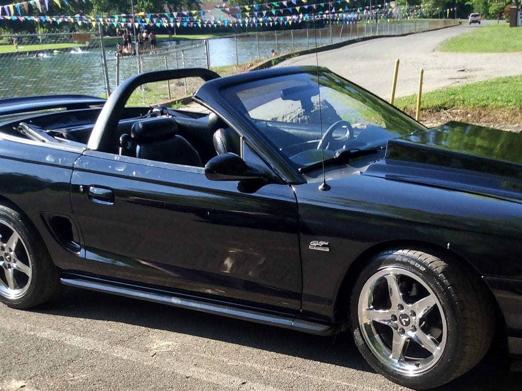 MMD Styling Bar; Charcoal (94-98 Mustang Convertible)
