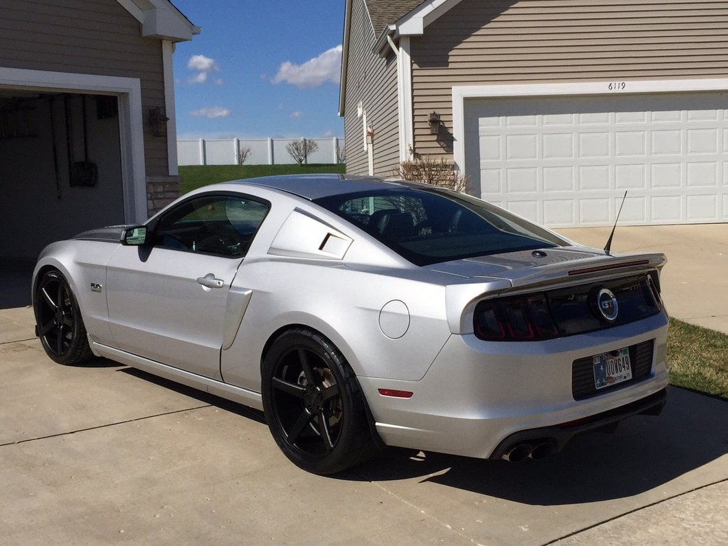 MMD 551C Matte Black Wheel; Rear Only; 20x10; 45mm Offset (10-14 Mustang)