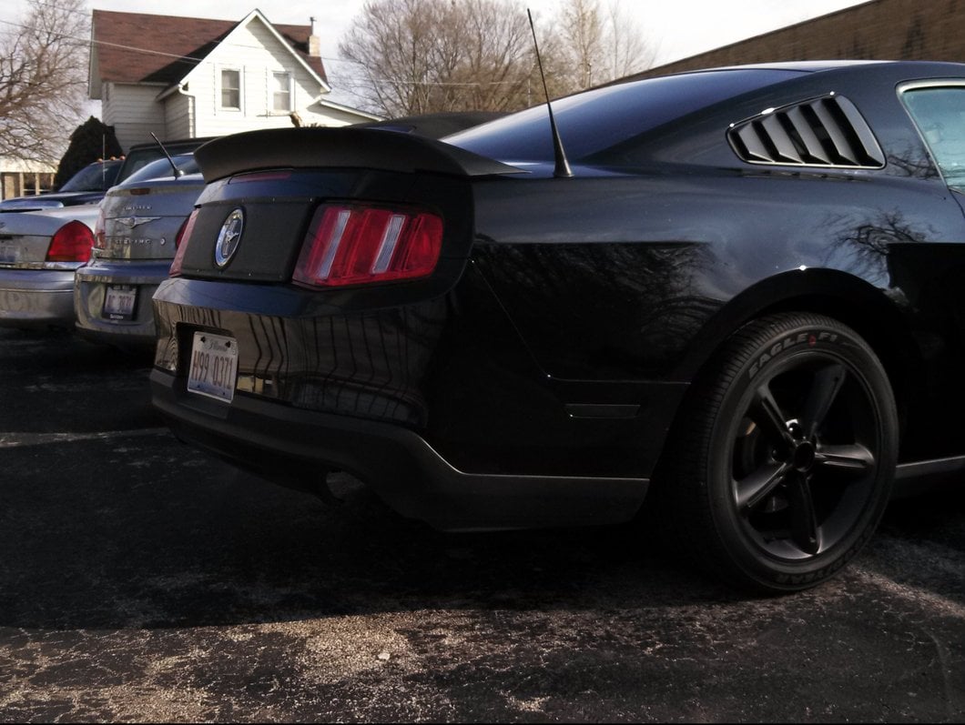 MMD Ducktail Spoiler; Unpainted (10-14 Mustang)