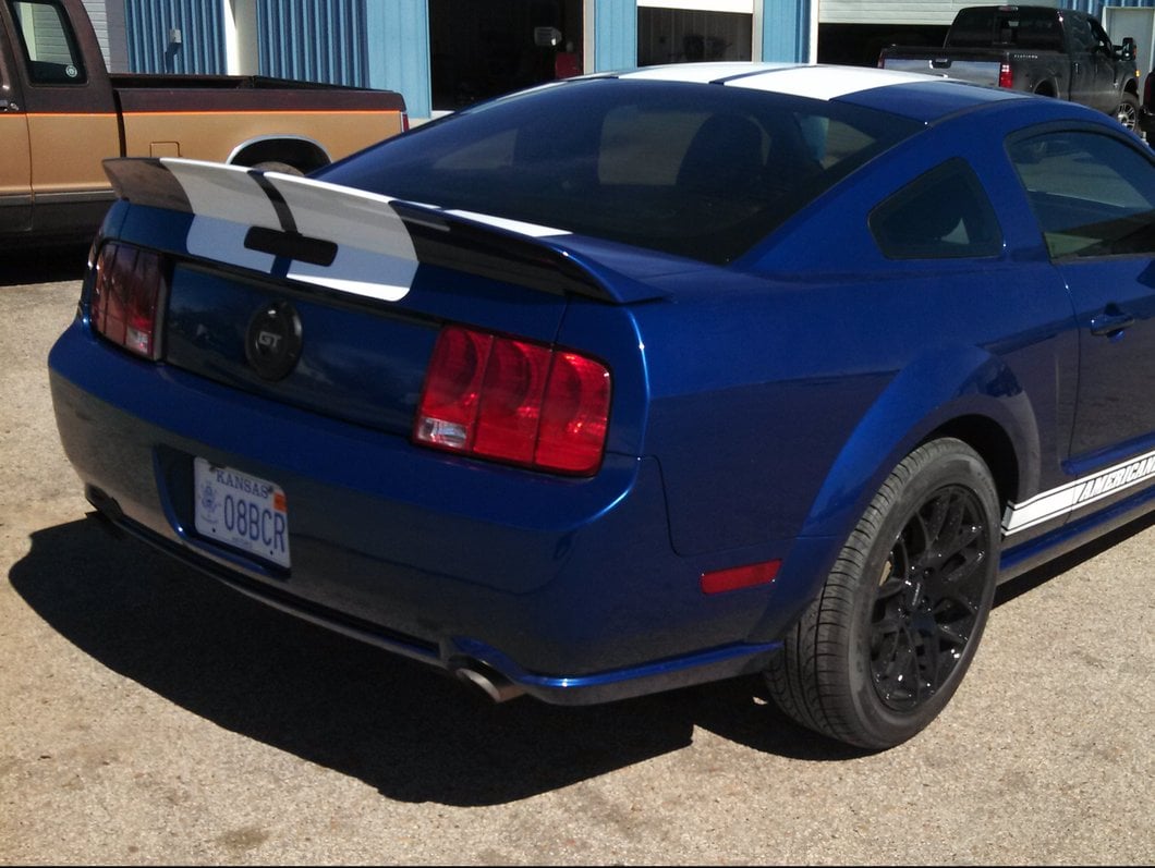 MMD Ducktail Spoiler; Unpainted (05-09 Mustang)