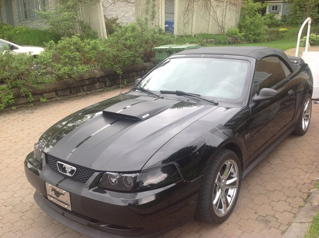 MMD Hood Scoop; Unpainted (99-04 Mustang GT; 99-02 Mustang V6; 2001 Mustang Bullitt)