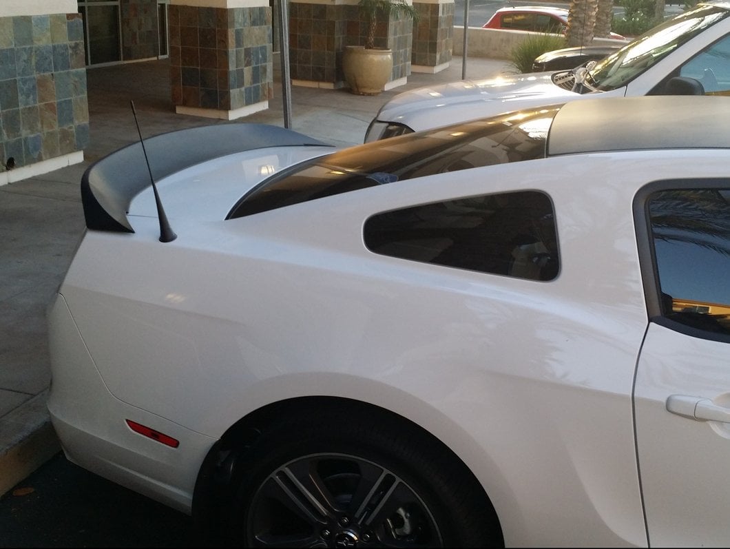 MMD Ducktail Spoiler; Unpainted (10-14 Mustang)