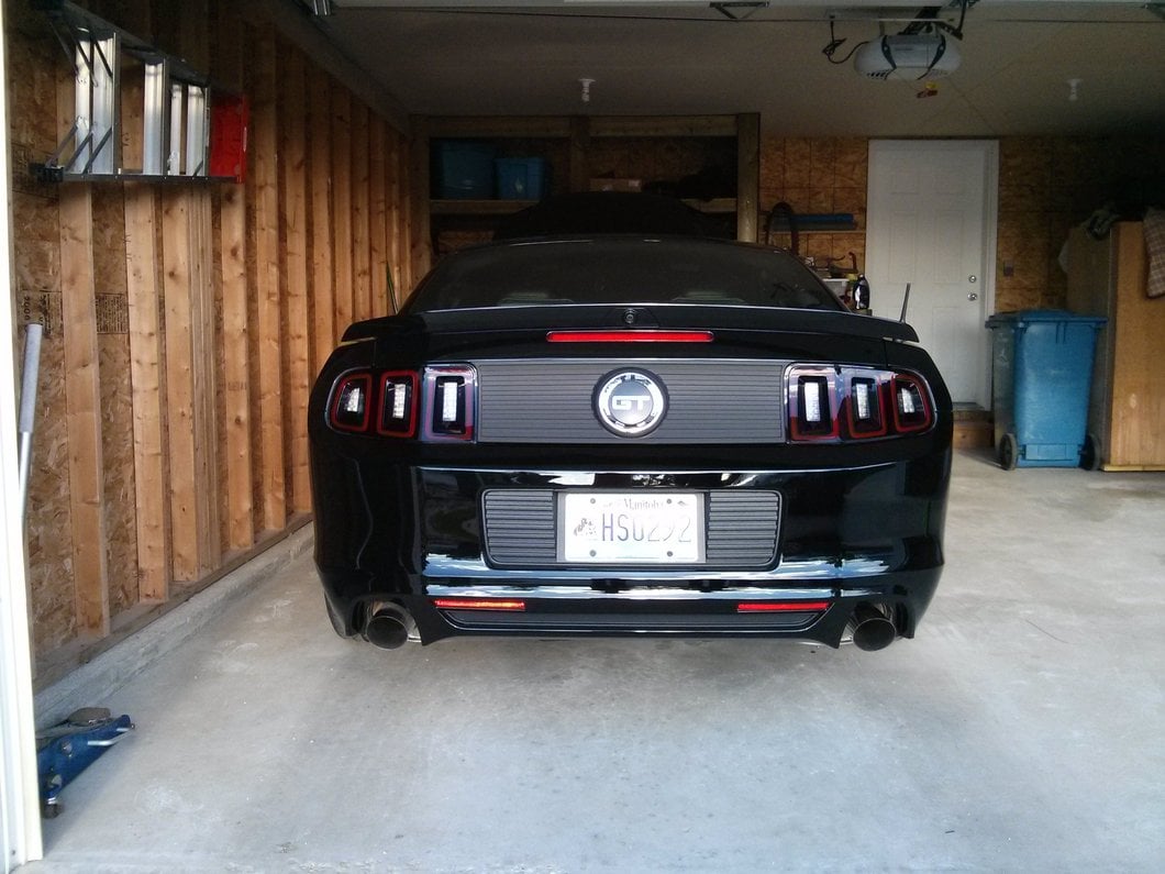 MMD Decklid Panel; Black (13-14 Mustang)