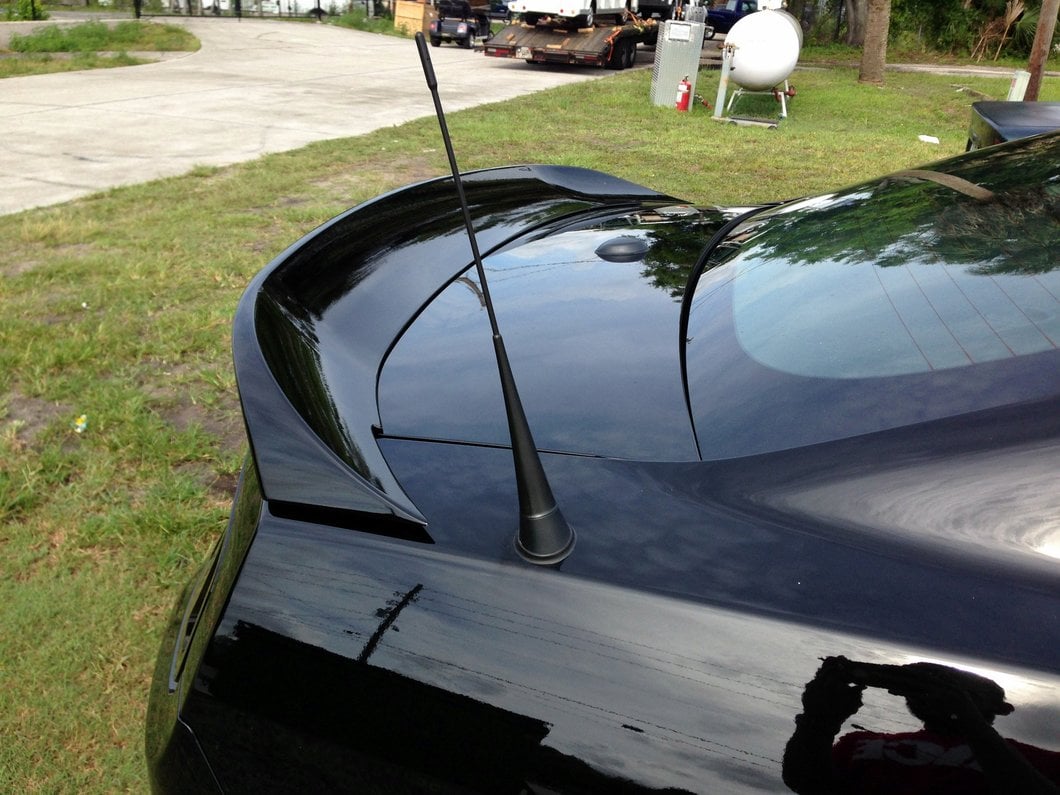 MMD Ducktail Spoiler; Unpainted (10-14 Mustang)