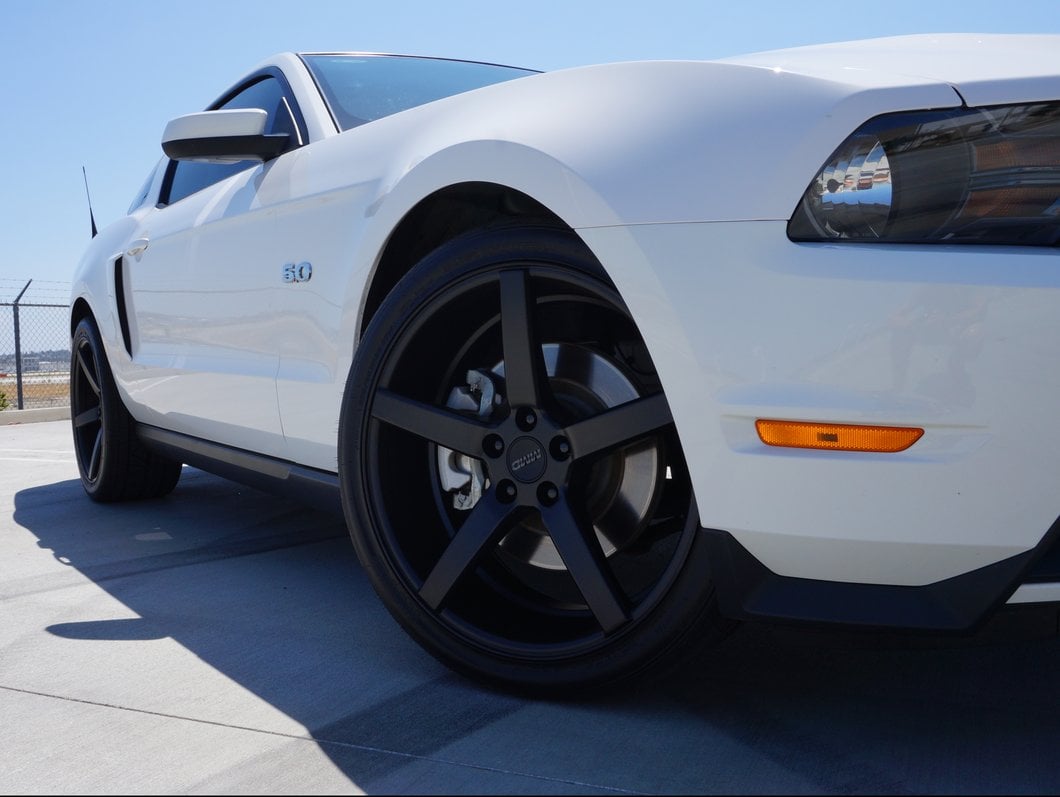 MMD 551C Matte Black Wheel; Rear Only; 20x10; 45mm Offset (10-14 Mustang)