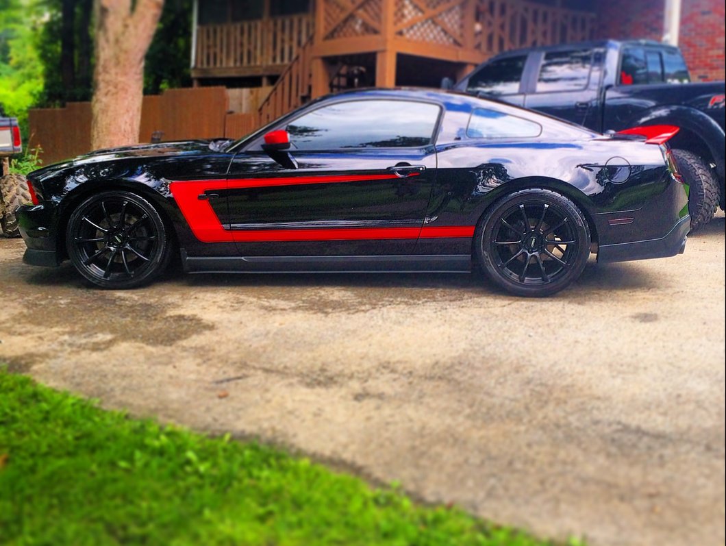 MMD Axim Gloss Black Wheel; Rear Only; 20x10; 45mm Offset (10-14 Mustang)