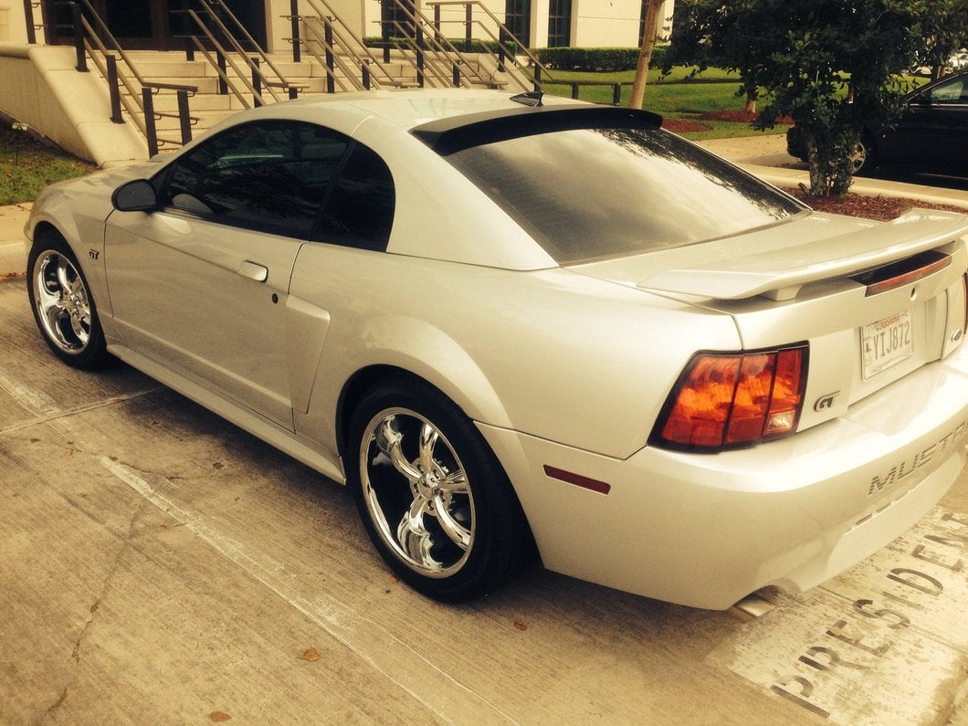 MMD Roof Spoiler; Matte Black (94-04 Mustang Coupe)