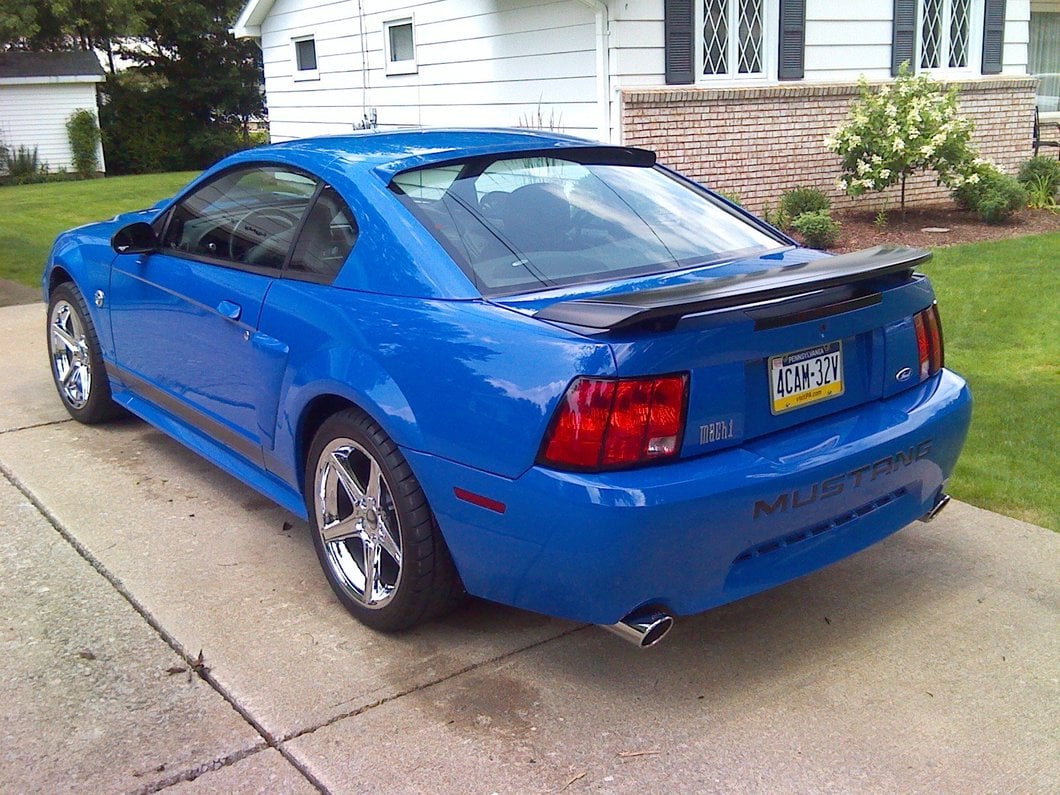 MMD Roof Spoiler; Matte Black (94-04 Mustang Coupe)