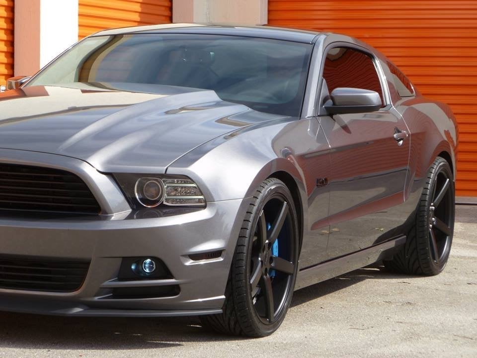 MMD 551C Matte Black Wheel; Rear Only; 20x10; 45mm Offset (10-14 Mustang)