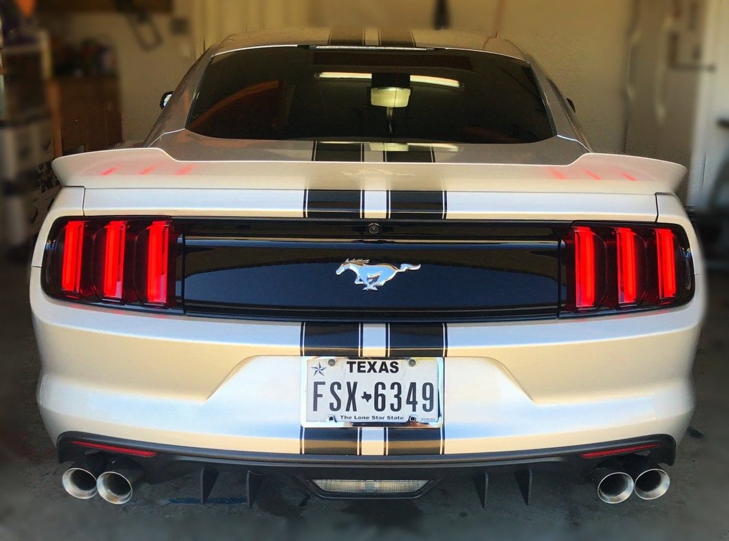 MMD Rear Diffuser Fins (15-17 Mustang Non-Premium)