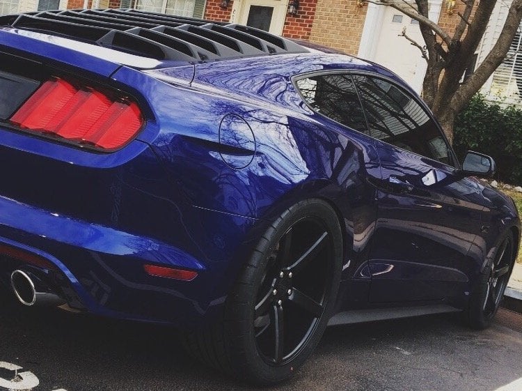 MMD 551C Matte Black Wheel; Rear Only; 20x10; 45mm Offset (15-23 Mustang GT, EcoBoost, V6)