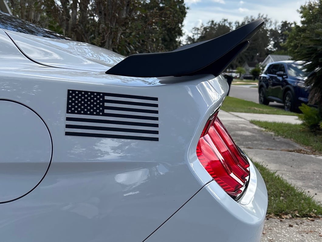 MMD Rear Spoiler; Matte Black (15-23 Mustang Fastback)