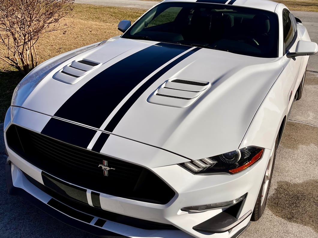 MMD Hood Vents; Pre-Painted (18-23 Mustang GT, EcoBoost)