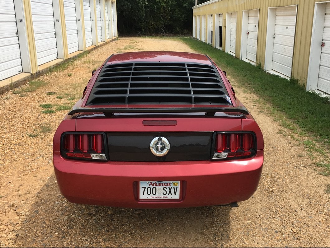 MMD ABS Rear Window Louvers (05-09 Mustang Coupe)