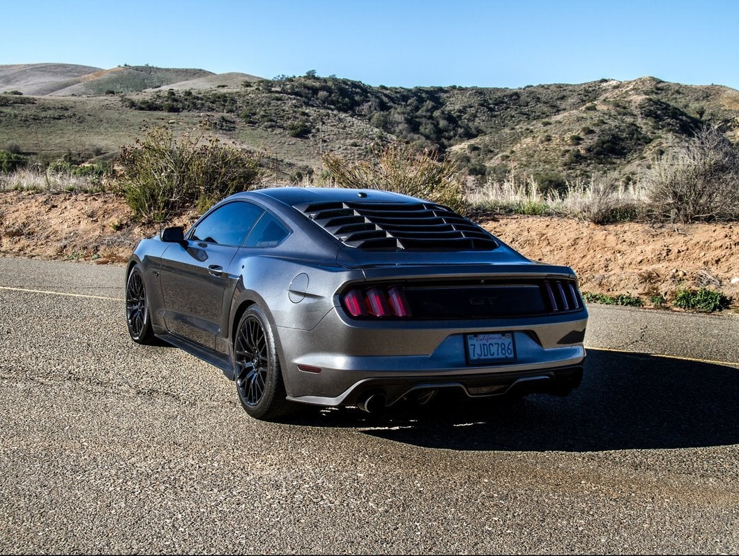 MMD ABS Rear Window Louvers (15-25 Mustang Fastback)