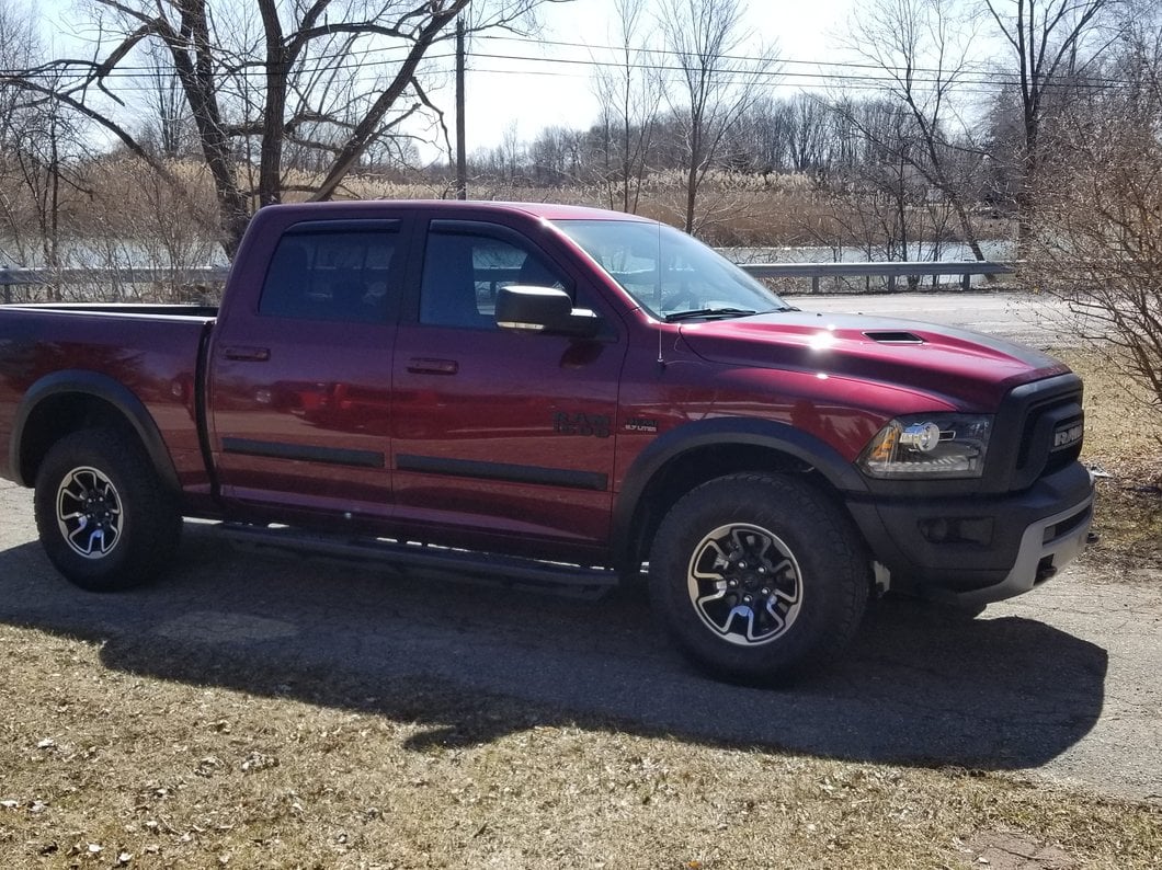 MMD Rugged Look Body Side Moldings; Matte Black (09-18 RAM 1500 Crew Cab)