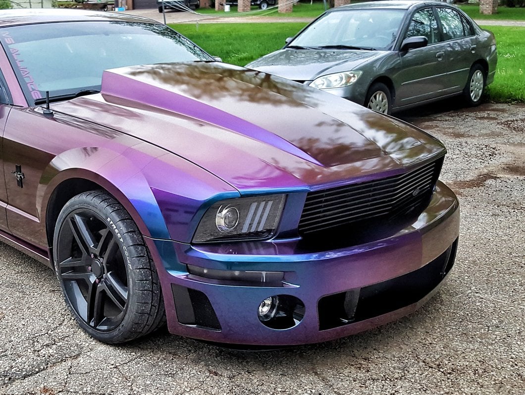 MMD by FOOSE Billet Upper Replacement Grille; Black (05-09 Mustang GT)