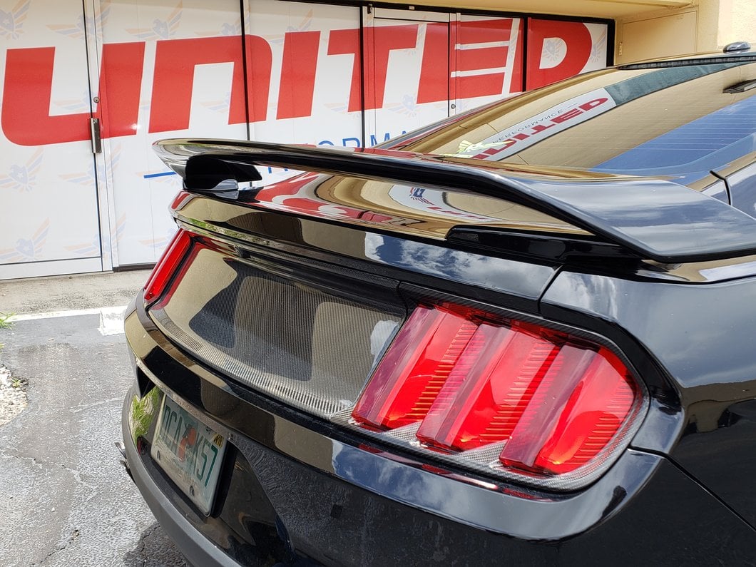 MMD Tail Light Bezels; Carbon Fiber (15-17 Mustang, Excluding 50th Anniversary)