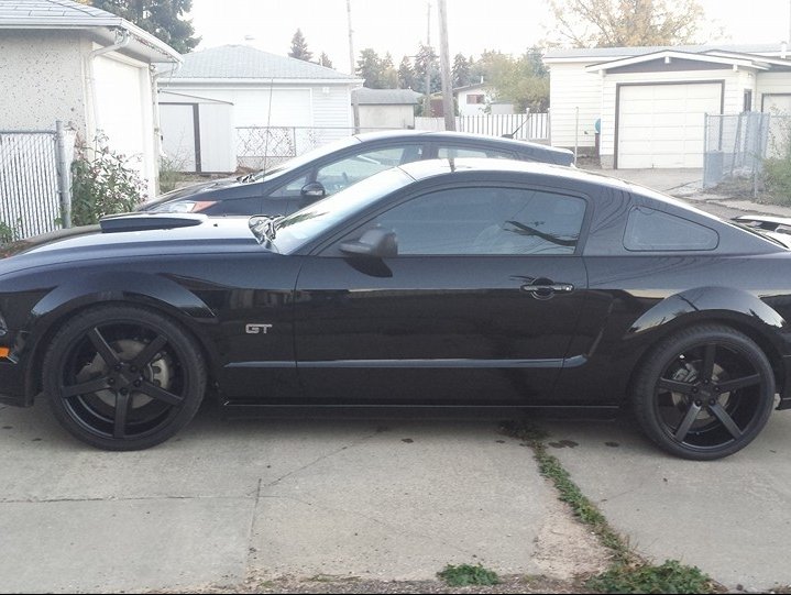 MMD 551C Matte Black Wheel; 20x8.5; 35mm Offset (05-09 Mustang)