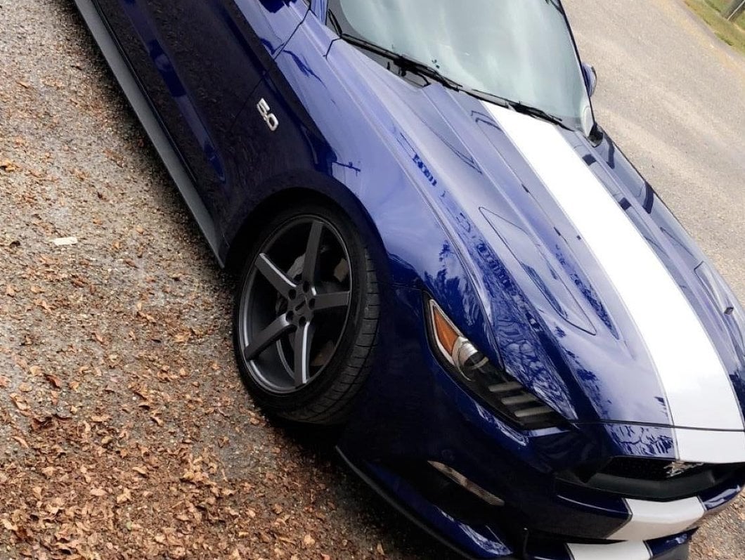 MMD 551C Charcoal Wheel; Rear Only; 20x10; 45mm Offset (15-23 Mustang GT, EcoBoost, V6)