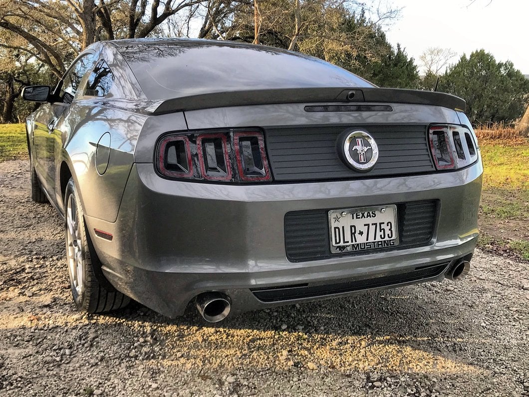 MMD Decklid Panel; Black (13-14 Mustang)