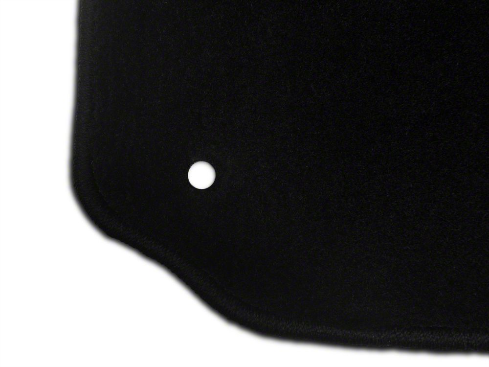 MMD by FOOSE Front and Rear Floor Mats with FOOSE Logo; Black (94-98 Mustang Convertible)