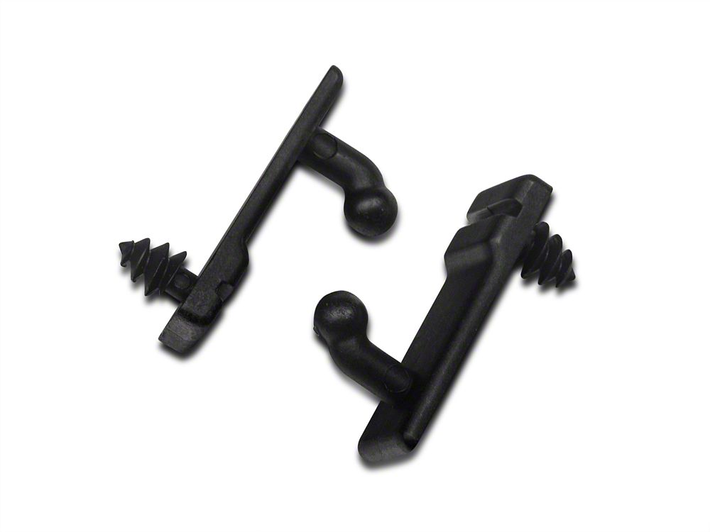 MMD by FOOSE Front & Rear Floor Mats with FOOSE Logo - Black (79-93 Mustang)