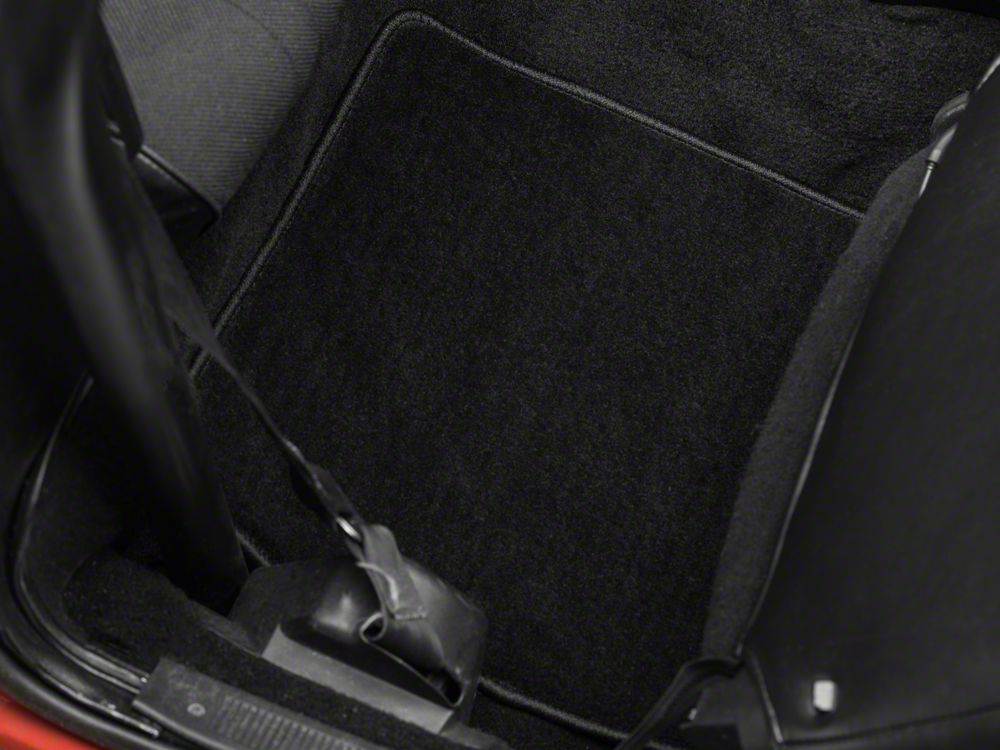 MMD by FOOSE Front & Rear Floor Mats with FOOSE Logo - Black (79-93 Mustang)