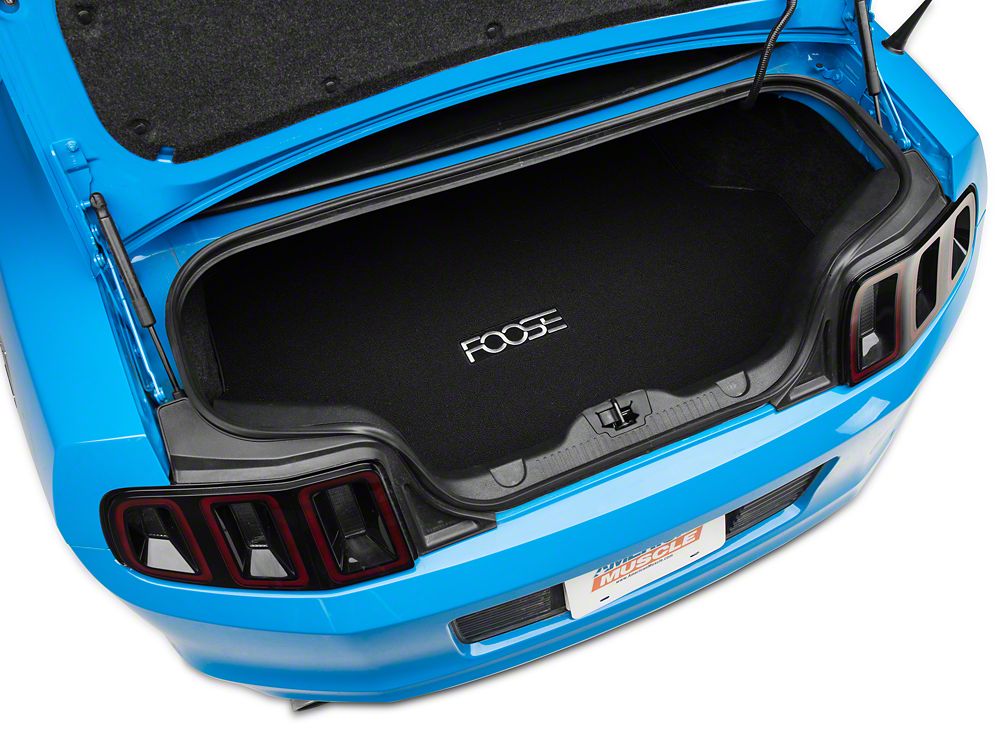 MMD by FOOSE Trunk Mat with FOOSE Logo; Black (13-14 Mustang)