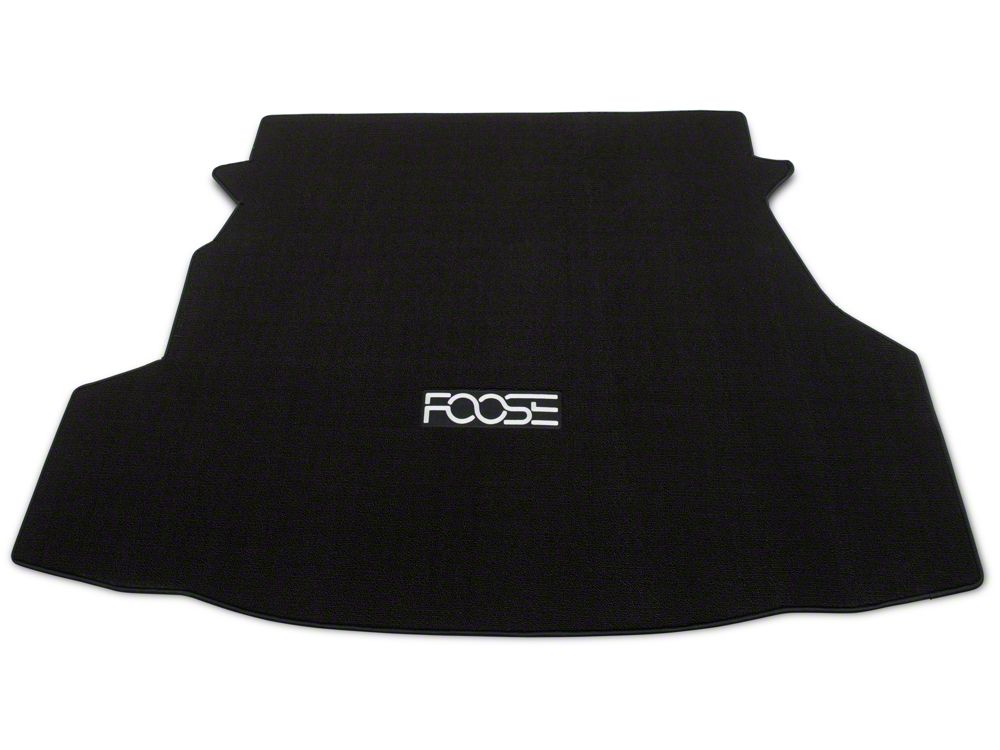 MMD by FOOSE Trunk Mat with FOOSE Logo; Black (10-12 Mustang)