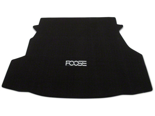 MMD by FOOSE Trunk Mat with FOOSE Logo; Black (10-12 Mustang)
