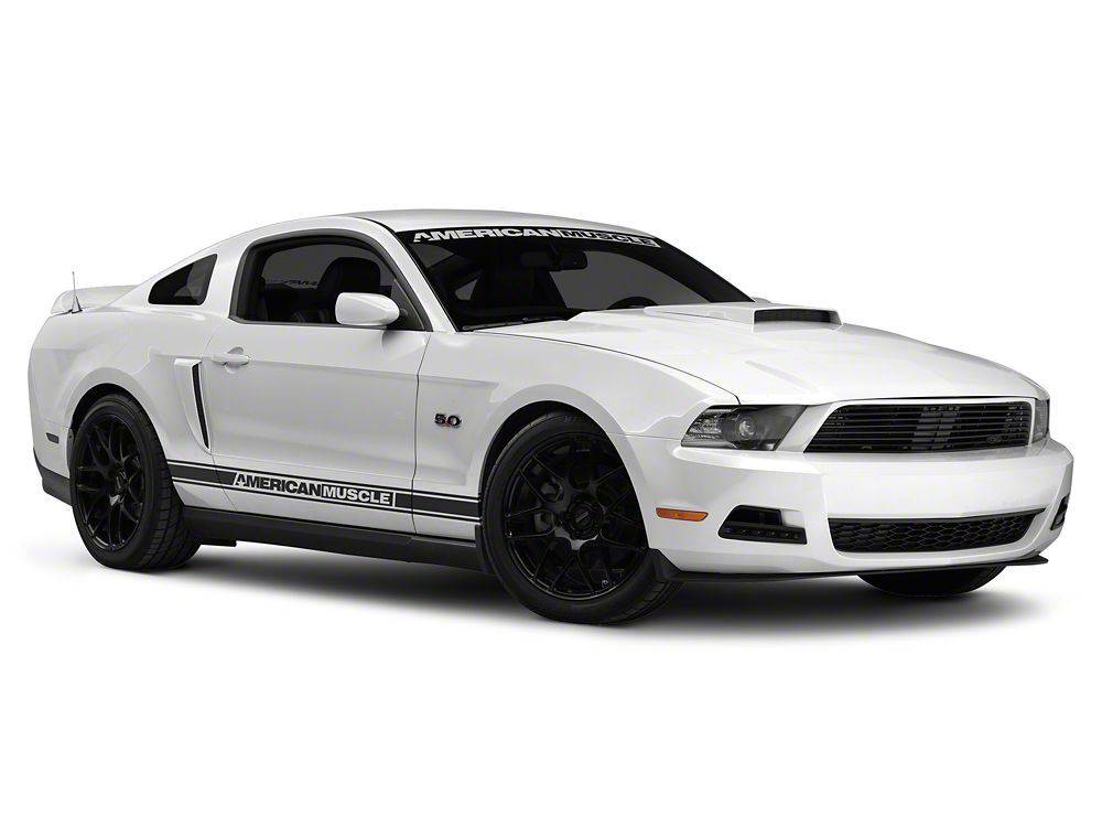 MMD by FOOSE Billet Upper Replacement Grille; Black (10-12 Mustang V6)