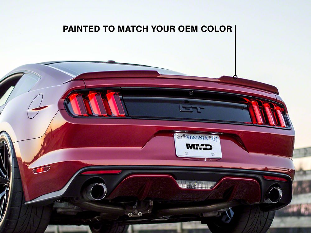 MMD by FOOSE Rear Spoiler; Pre-Painted (15-23 Mustang)