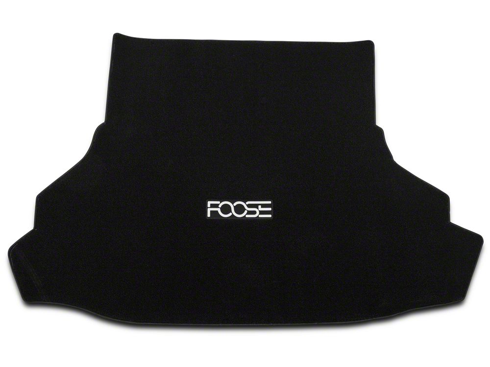 MMD by FOOSE Trunk Mat with FOOSE Logo; Black (15-23 Mustang)