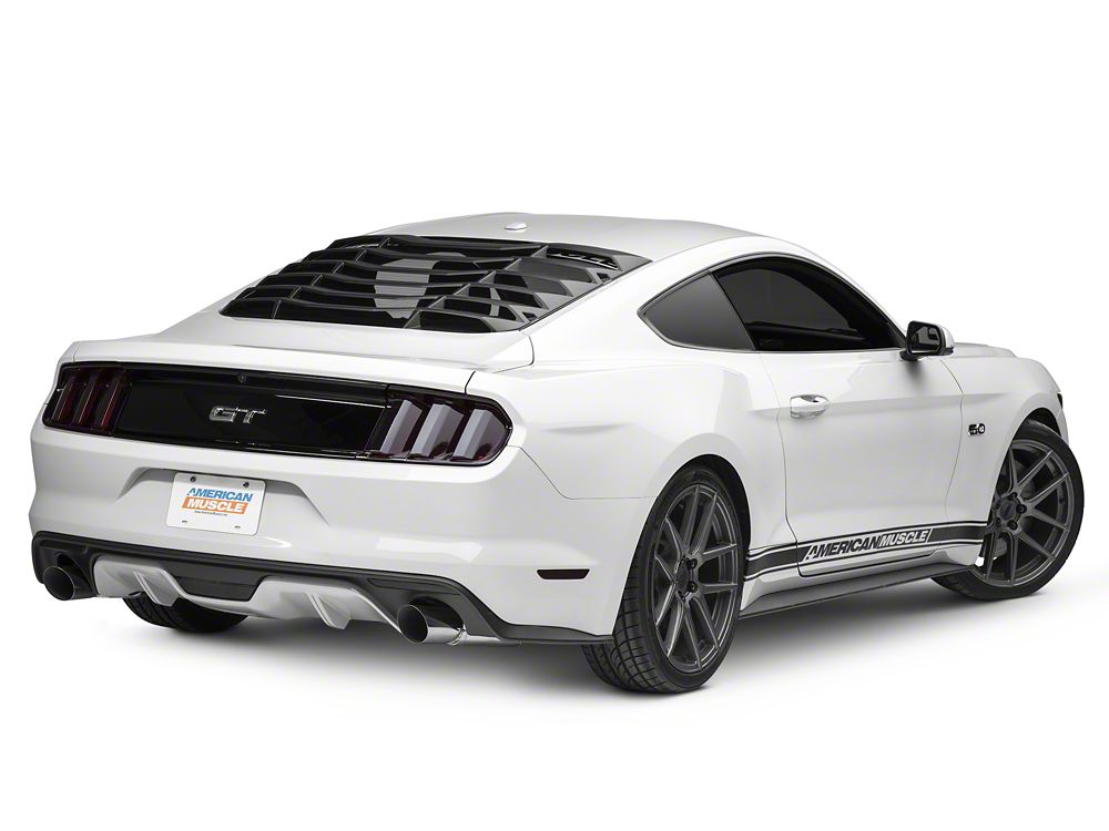 MMD ABS Rear Window Louvers (15-25 Mustang Fastback)