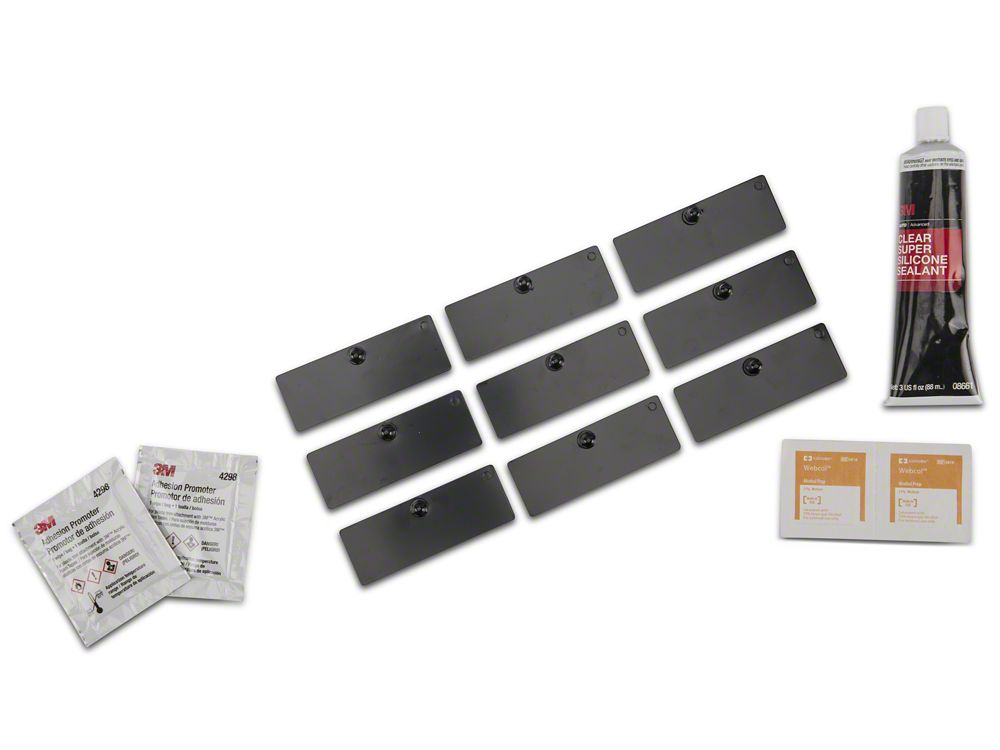 MMD ABS Rear Window Louvers (15-25 Mustang Fastback)