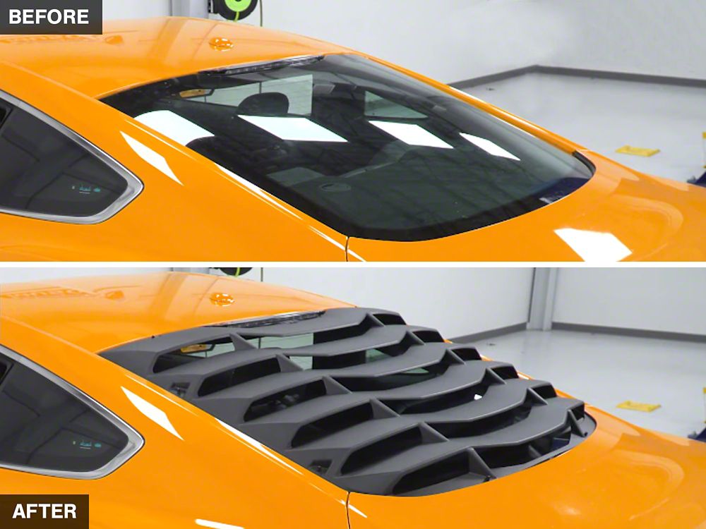 MMD ABS Rear Window Louvers (15-25 Mustang Fastback)