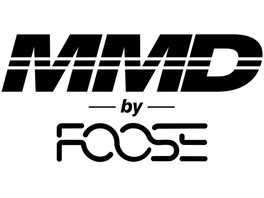 MMD by FOOSE Center Line Graphic Kit; Silver and Orange (15-17 Mustang Fastback)