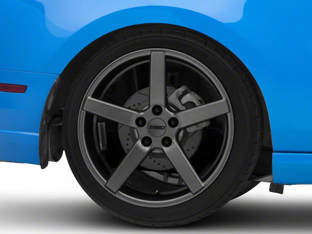 MMD 551C Charcoal 4-Wheel Kit; 20x8.5; 35mm Offset (10-14 Mustang)