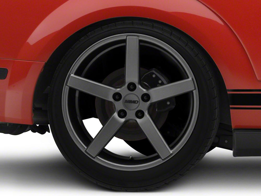 MMD 551C Charcoal 4-Wheel Kit; 20x8.5; 35mm Offset (05-09 Mustang)
