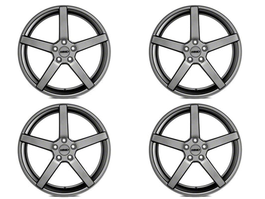 Staggered MMD 551C Charcoal 4-Wheel Kit; 20x8.5/20x10; 35mm Offset (05-09 Mustang)