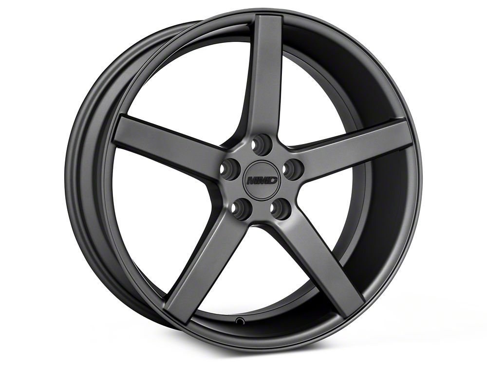 MMD 551C Charcoal 4-Wheel Kit; 20x8.5; 35mm Offset (15-23 Mustang GT, EcoBoost, V6)