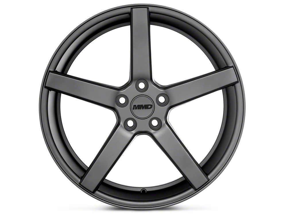 MMD 551C Charcoal 4-Wheel Kit; 20x8.5; 35mm Offset (15-23 Mustang GT, EcoBoost, V6)
