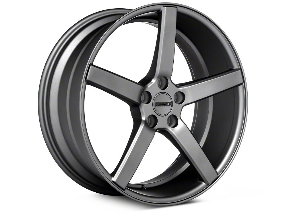 MMD 551C Charcoal 4-Wheel Kit; 20x8.5; 35mm Offset (15-23 Mustang GT, EcoBoost, V6)