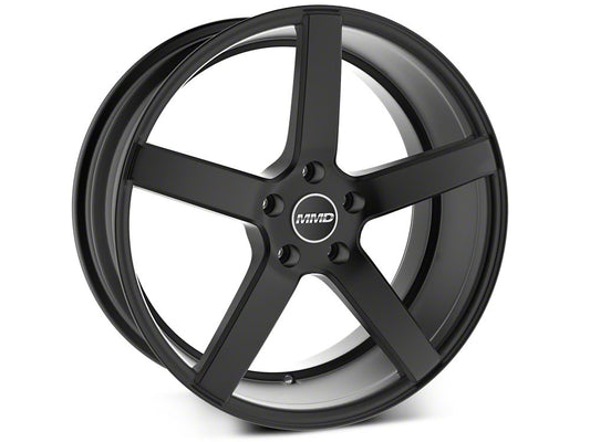 Staggered MMD 551C Matte Black 4-Wheel Kit; 20x8.5/20x10; 35mm Offset (15-23 Mustang GT, EcoBoost, V6)