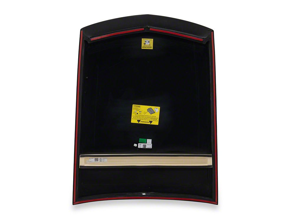 MMD V-Series Hood Scoop; Satin Black (15-17 Mustang GT, EcoBoost, V6)