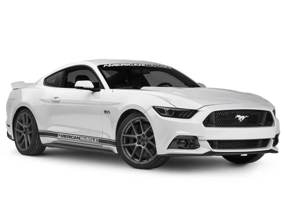 MMD Fog Light Surrounds; Carbon Fiber (15-17 Mustang GT, EcoBoost, V6)