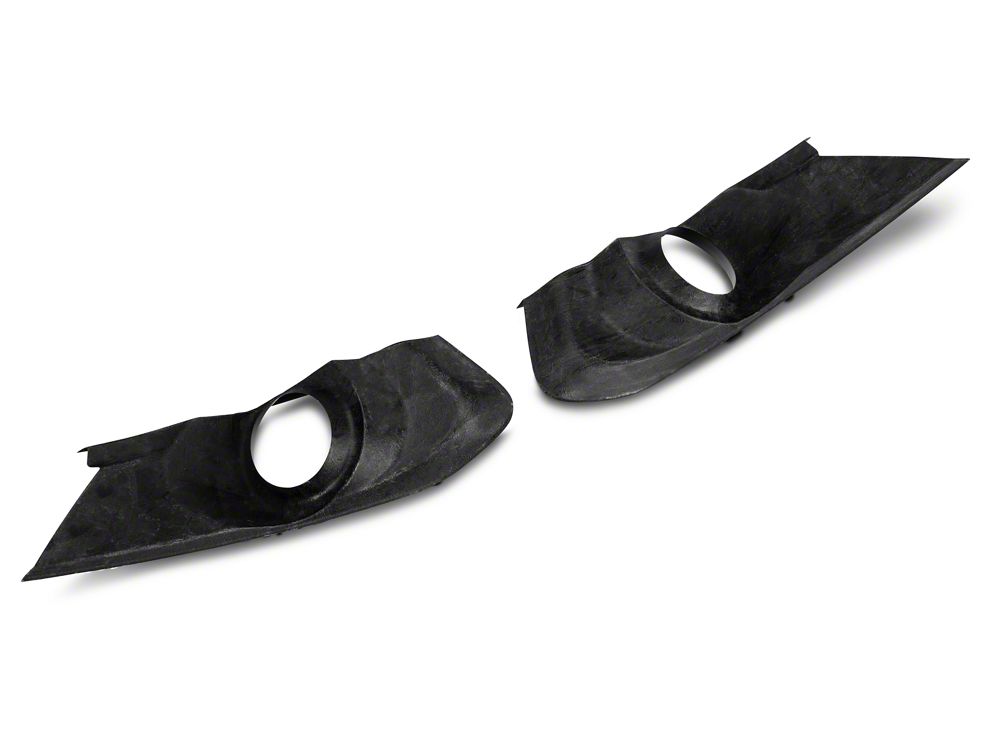 MMD Fog Light Surrounds; Carbon Fiber (15-17 Mustang GT, EcoBoost, V6)