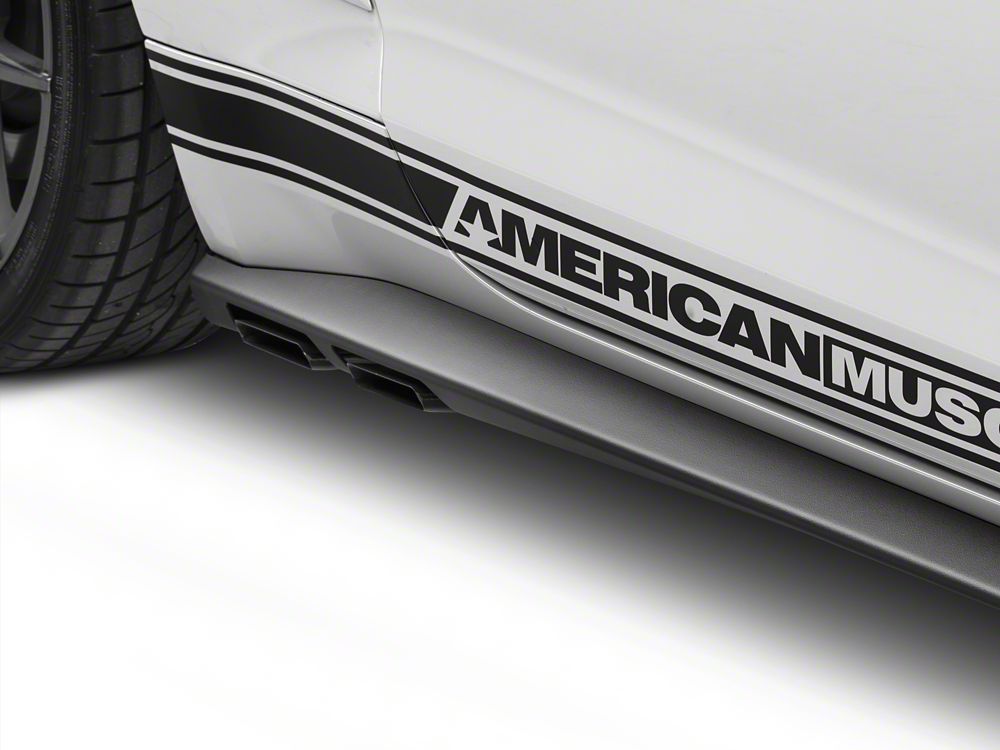 MMD V-Series Side Exit Cat-Back Exhaust w/ Rocker Panels (15-17 Mustang GT Fastback)